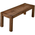 Transitional Wood Dining Entryway Bench