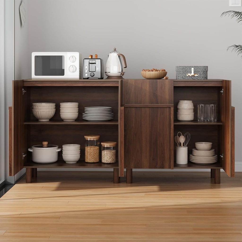 Modern Wooden Storage Sideboard Buffet Cabinet
