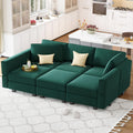 Velvet Modular Sectional Sofa Chaise
