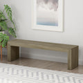 Farmhouse Acacia Wood Dining Bench