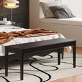 Modern Solid Oak Wood Dining Bench