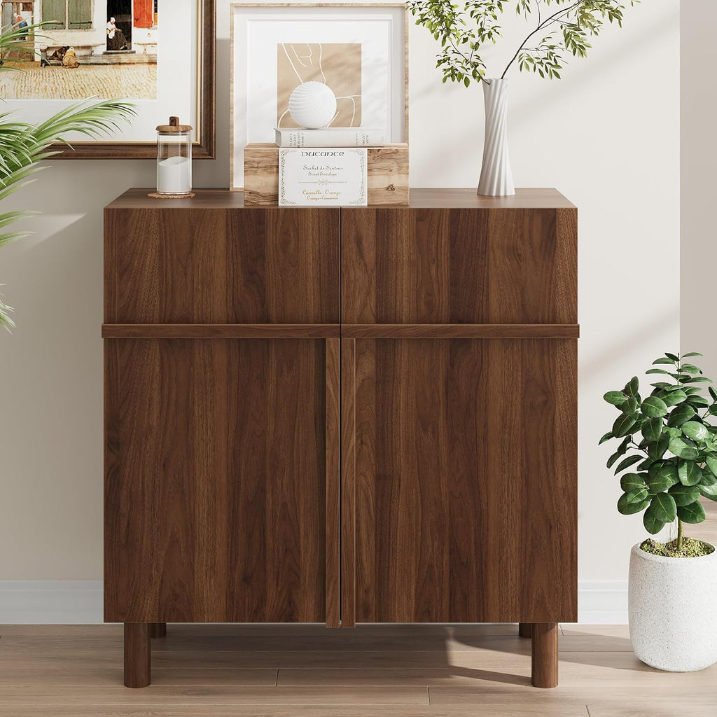 Modern Wooden Storage Sideboard Buffet Cabinet