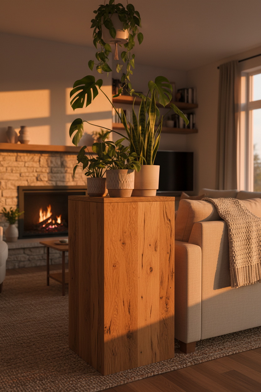 Solid Wood Side Cabinet