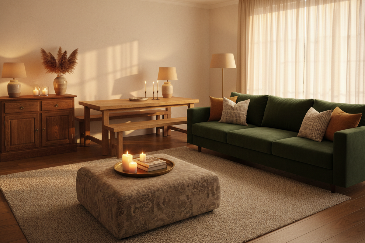 Warm Cozy Home Scene